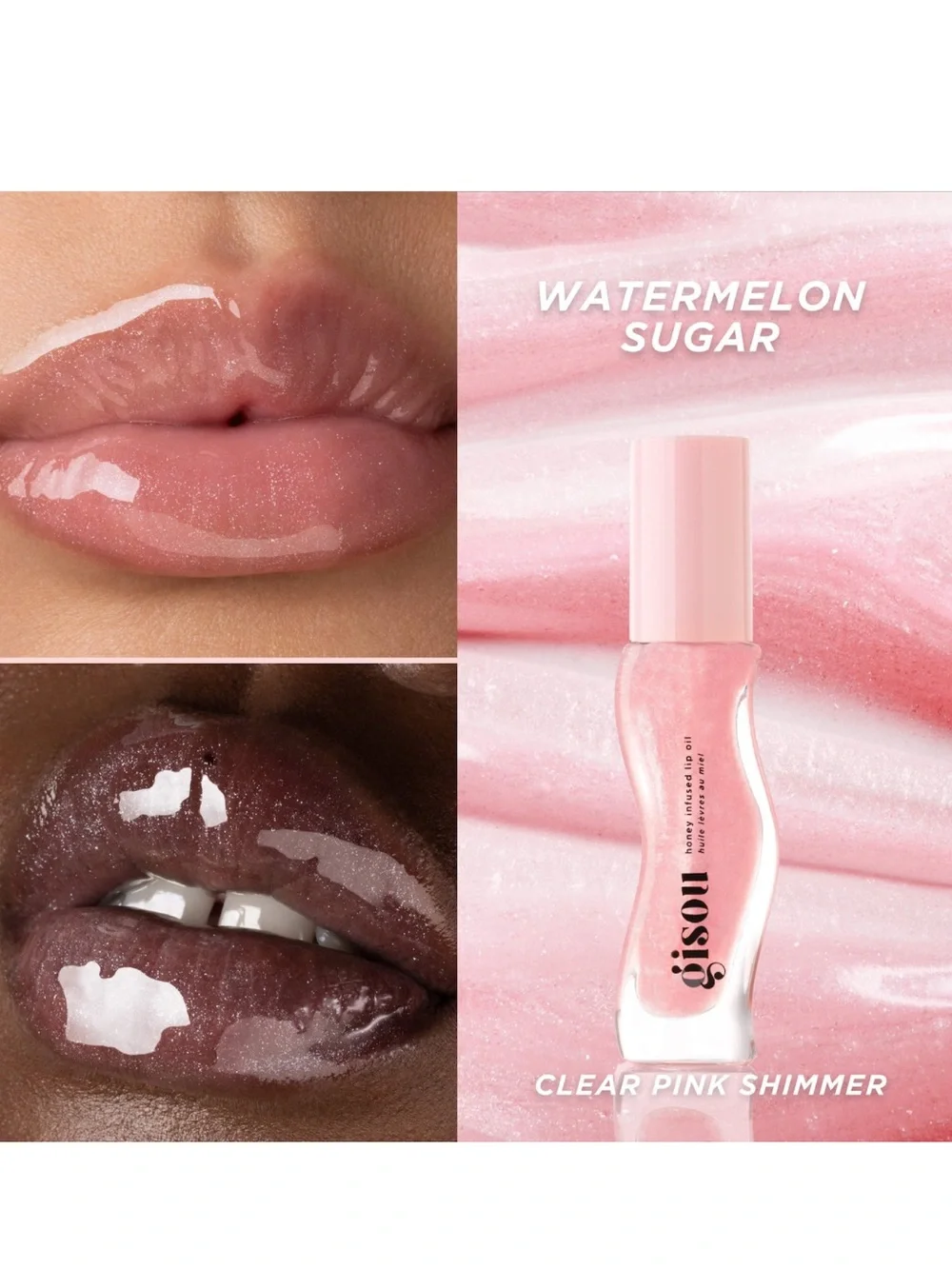 Gisou Honey Infused Hydrating Lip Oil-Watermelon Sugar